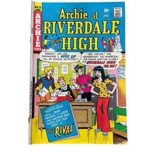 Archie Series Archie At Riverdale High #16 June 1974 Comic Book Bagged Boarded